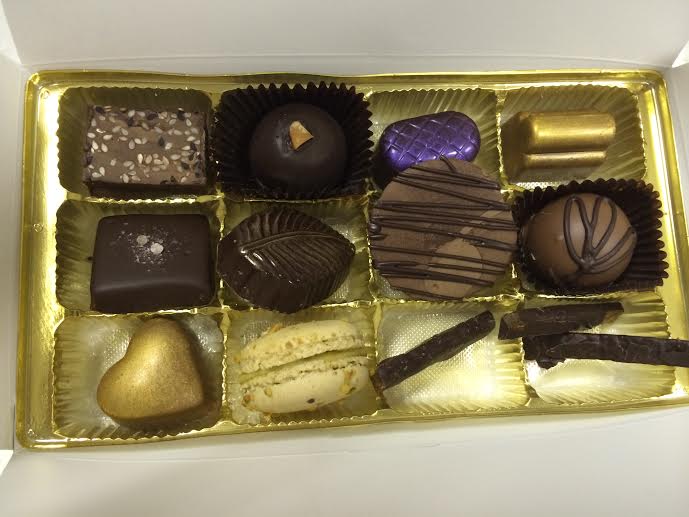 Everything from homemade peanut butter cups to a milk chocolate truffle with champagne inclusions!